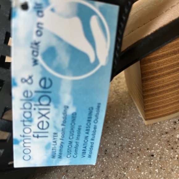 Women's NEW Kim Rogers Black cut out shoes with memory foam - Picture 4 of 9